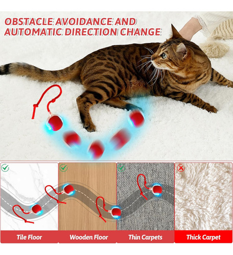 3set Electric Interactive Pet Toy Ball