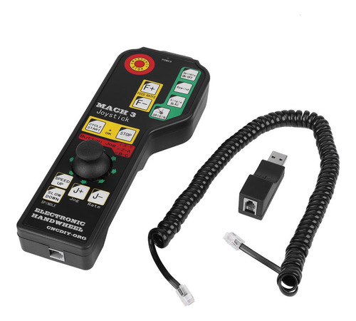 Control Remoto Manual Cnc, Conector Usb De 6 Ejes, Control D