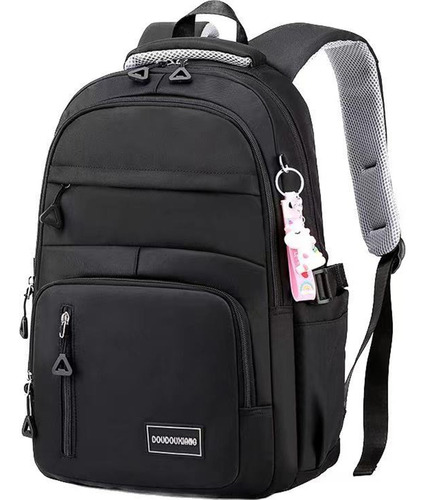 Mochila escolar Abeleza Escolar A31 color negro diseño lisa 30L