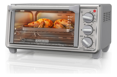 Horno Tostador Black+decker De 11 Litros, To4130-1sdla Color Plateado