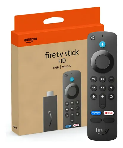 Amazon Fire Tv Stick Deixa Tv Smart Ultima Geração Cor Preto Tipo...