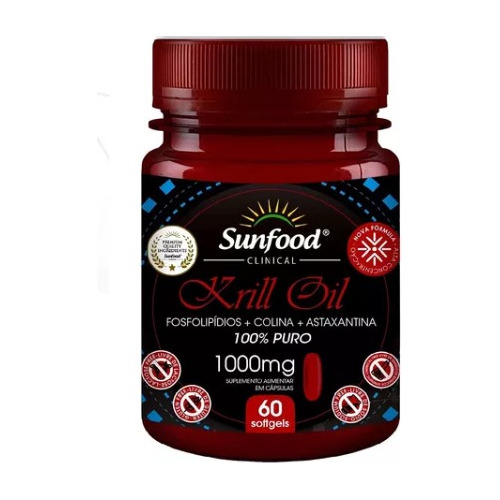 Krill Oil Sunfood 60 Caps Softgel