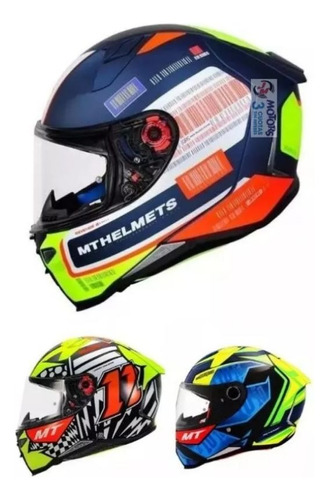 Jm Nuñez Casco Integral Mt Helmets Revenge 2 Moto  