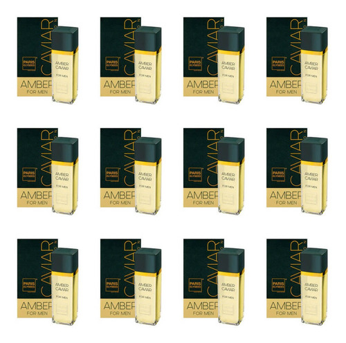 Imagem 1 de 1 de Paris Elysees Amber Caviar Perfume Masc 100ml (kit C/12)