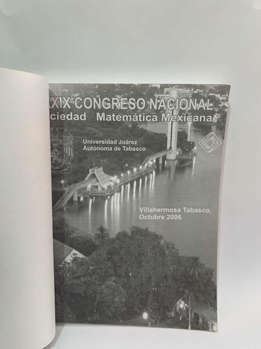 Xxxlx Congreso Nacional Sociedad Matemática Mexicana