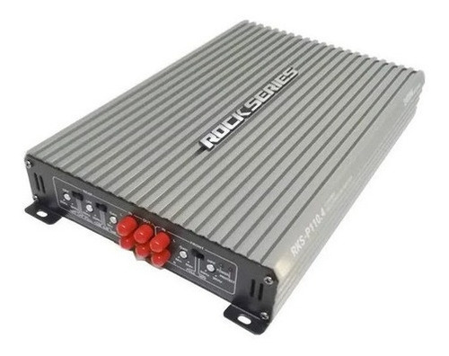Amplificador Rock Series Rks-p110.4 4ch Clase Ab 2400w Max Color Gris
