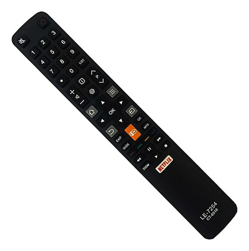Controle Remoto Smart Tv Toshiba Led 32 32l2800 Netflix