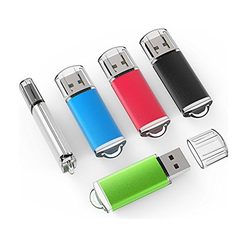 Topesel 5 Paquete De 4 Gb Usb 2.0 Unidades De Pulgar Impulsi