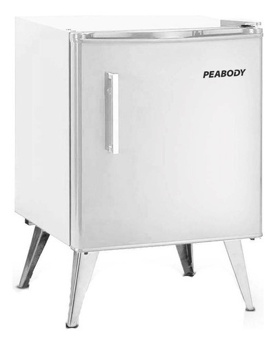 Heladera minibar Peabody Vintage 48RVI blanca 50L 220V