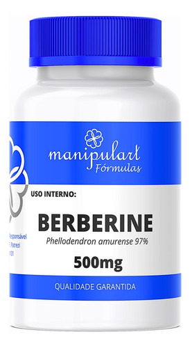 Berberine 500mg Galena Ext. Padronizado 97% - 120 Cápsulas