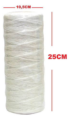 Filtro Para Agua Contenedor Grande + Cartucho Hilo Pp 10x4,5