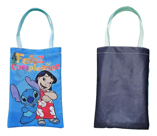 15 Dulceros Bolsas Lilo Y Stitch Fiesta Personalizados 