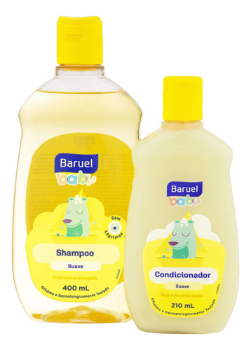  Kit Shampoo E Condicionador Baby Baruel Suave