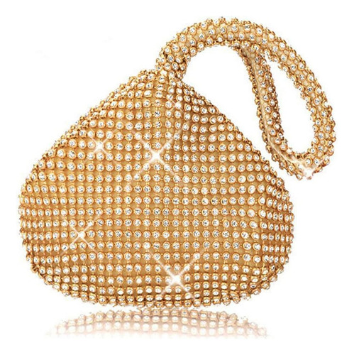 Bolso De Fiesta Con Diamantes De Imitación Noche Elegante