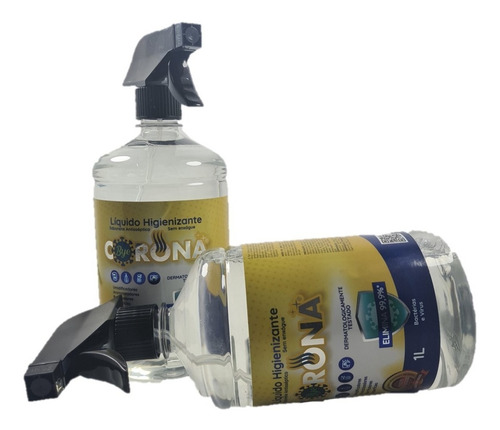 Sabonete Líquido Bye Corona Antisséptico Sem Enxague 1 Litro
