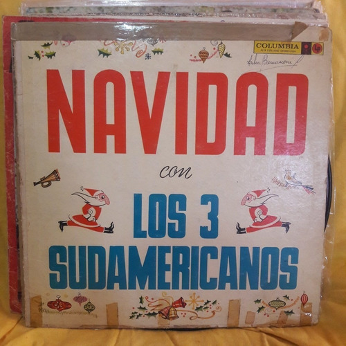 Vinilo Los 3 Sudamericanos Navidad D C3