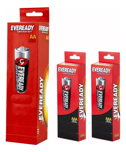Pack 60 Pilas Eveready Aa 60 Unidades