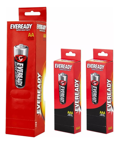 Pack 60 Pilas Eveready Aa 60 Unidades