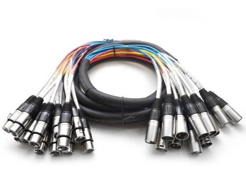 Xlr 12 Canal 10 Pie Largo Pro Audio Snake Para Live Estudio