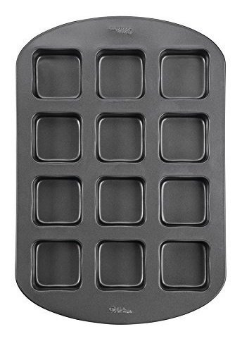 Wilton Brownie Bar Pan, 12 Cavidades, Brownie Pan, Aço