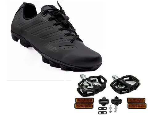Tenis Zapatillas Monta a Hombre Bicicleta Mtb Mas Pedales Env o