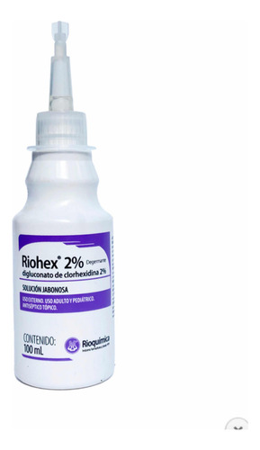 Riohex® 2% Sol. Jabonosa, Digluconato De Clorhexidina 100 Ml