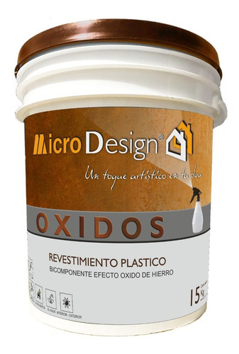 Efecto Oxido Hierro Con Activador Y Laca 15 M2