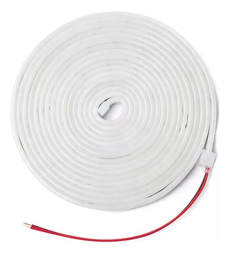 comprar Tira Luces Led Neón Manguera Flexible Con Fuente Ip65 5 Mts