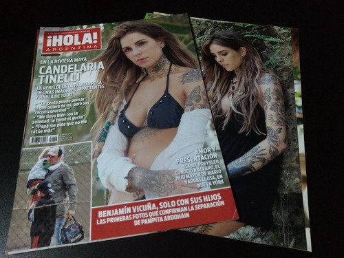 Candelaria Tinelli * Tapa Y Nota Revista Hola 258 * 2015