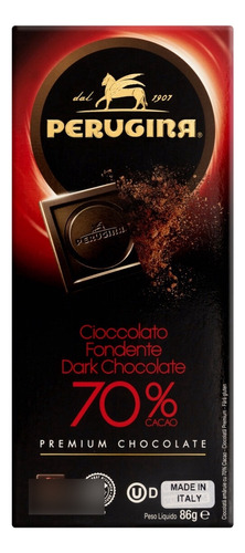 Chocolate Italiano Perugina Nero 70% 85g Original Unidade