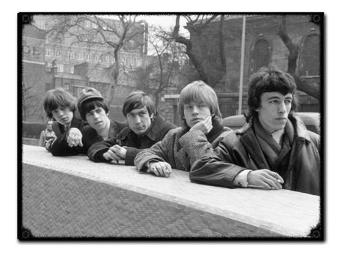 #866 - Cuadro Vintage Rock - The Rolling Stones No Chapa