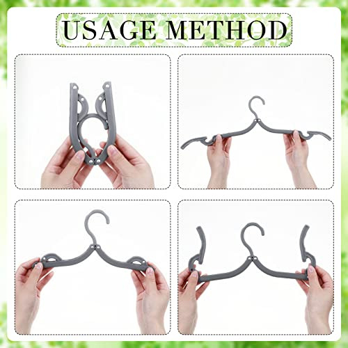 Perchas Plegables Portátiles Con Clips Y Perchero Para Ropa