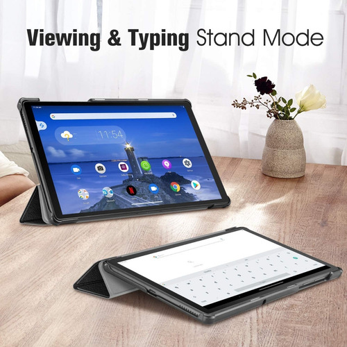 Carcasa Smart + Lámina Para Lenovo Tab M10 Plus 3 Gen 10,6