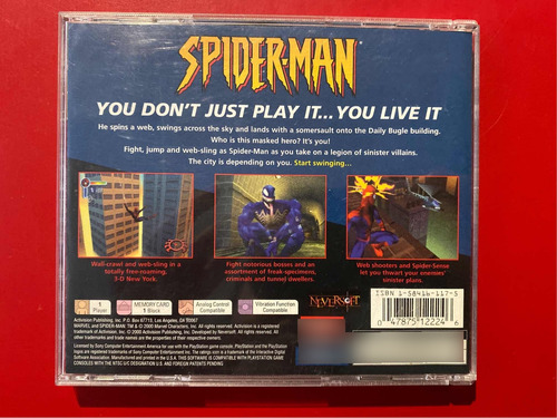 Spiderman Ps1 Oldskull Games (Usado)