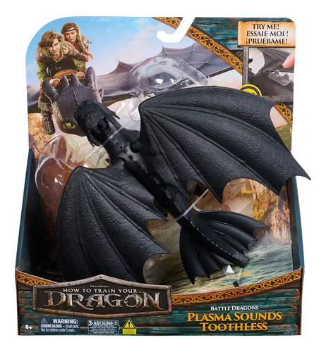 Figura Como Entrenar A Mi Dragón Plasma Sounds Toothless
