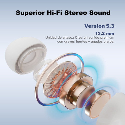Audifonos Inalámbricos Mtk Con Microfono Cordón Bt 5.3
