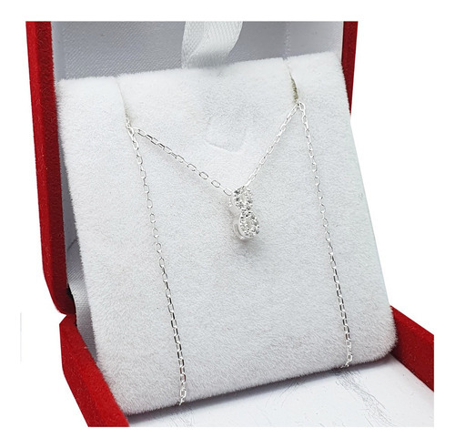 Conjunto De Plata 925 Infinito 45cm Regalo Dama Amor 