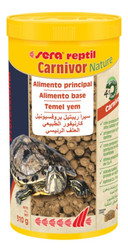 Alimento Para Tortugas Sera Reptil Carnivor Nature 310g