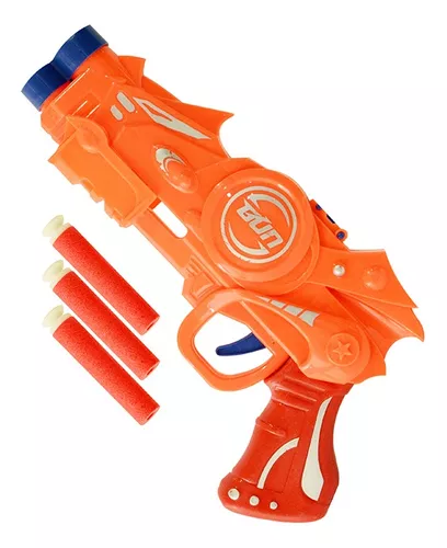 Uma Arma De Brinquedo. Pistola De Brinquedos Para Crianças De