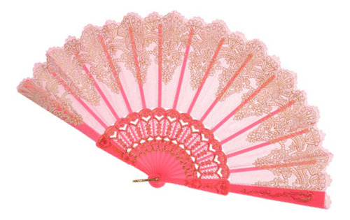 Ventilador De Mano Plegable Grande Con Estampado De Estilo C