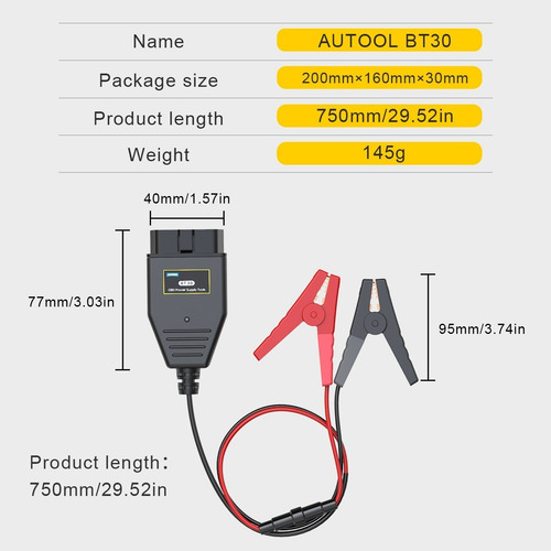 Autool Bt30 Car Obd2 Protector De Memoria Ecu Enchufe De Eme