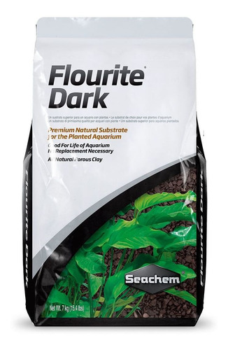 Sustrato Seachem Flourite Dark 7 Kg -especial Plantados