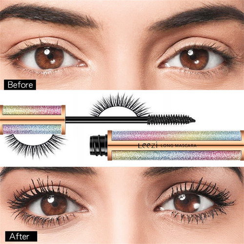 Rímel Star Long, Thick Roll Up, À Prova De Suor, Sem Halo, N