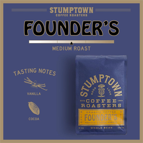 Stumptown Café De Grano Entero Sabor De Vainilla Y Cacao 12