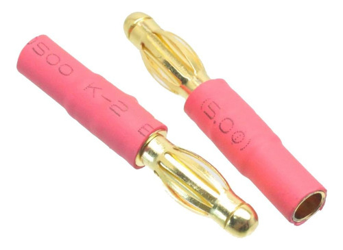 Conector Tipo Bala Macho De 4,0 Mm Sin Cables A Conector Tip
