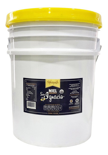 Miel De Mezquite Orgánica San Ignacio Untable Cubeta 13kg