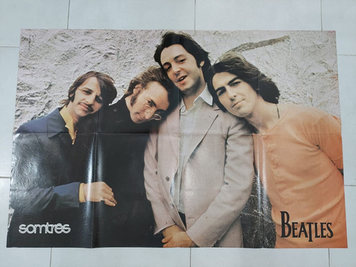 Revista Pôster The Beatles Som Três 3 (Usado)