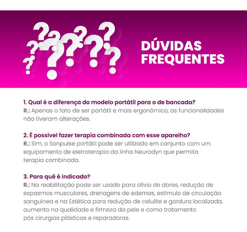 Ultrassom Portátil Sonopulse + Cubeta + Espátula + Gel