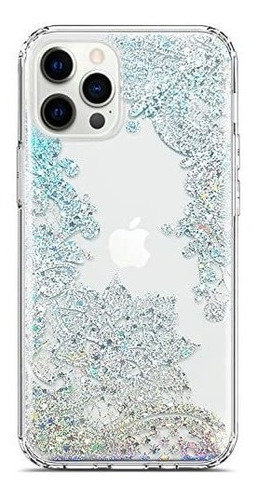 Funda Compatible Con iPhone 12 Pro Max Encaje Brillante