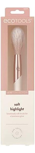 Ecotools Luxe Soft Highlighter Maquillaje Brocha Para Polvos